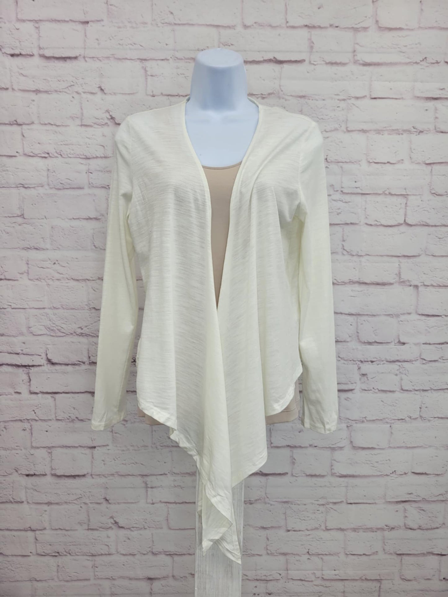 SMALL CREAM A475783 Belle by Kim Gravel Slub Knit Shrug