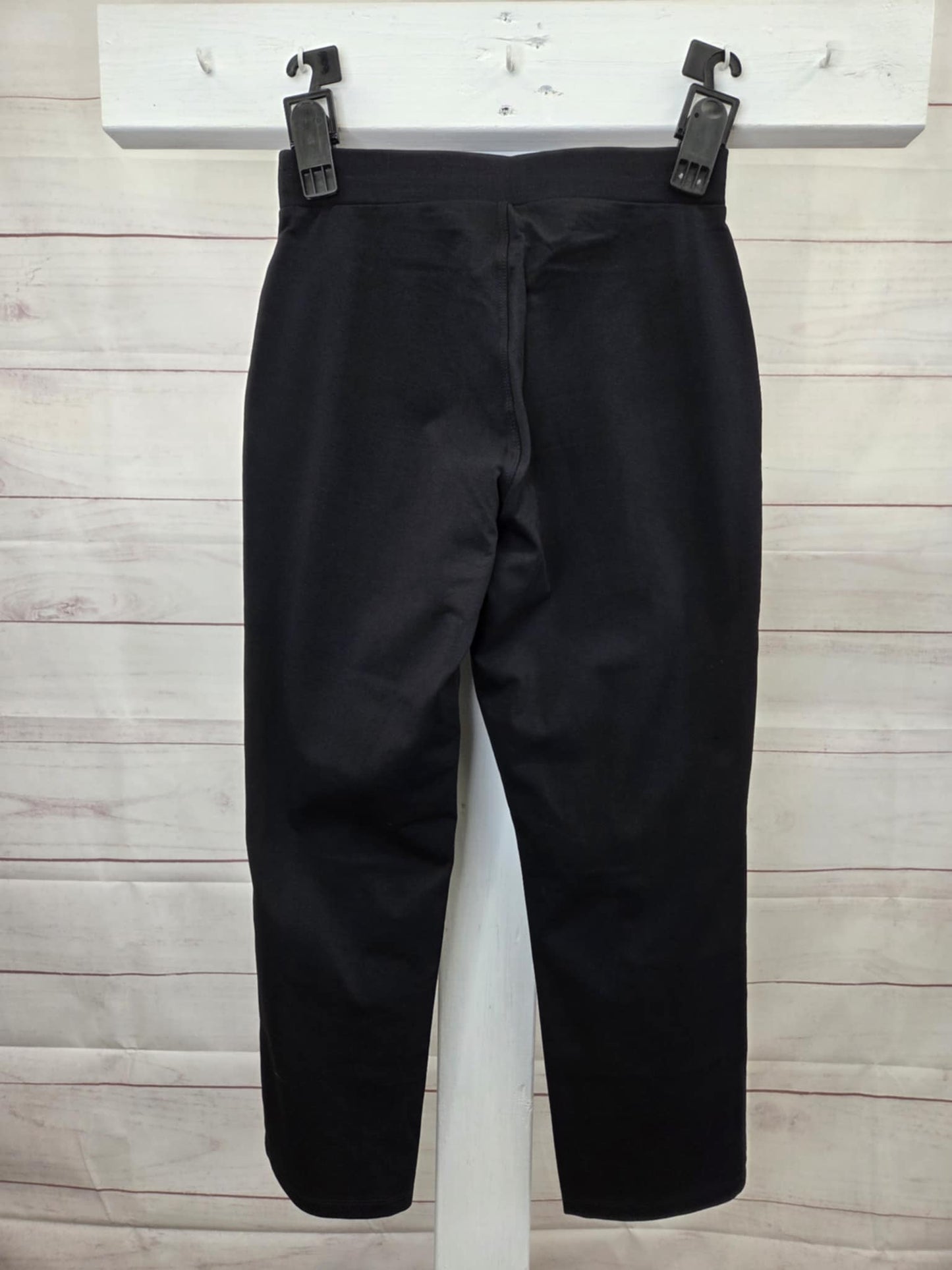 XXSMALL PET BLACK A454586 Susan Graver Weekend Petite Premium Stretch Slim Leg Pant