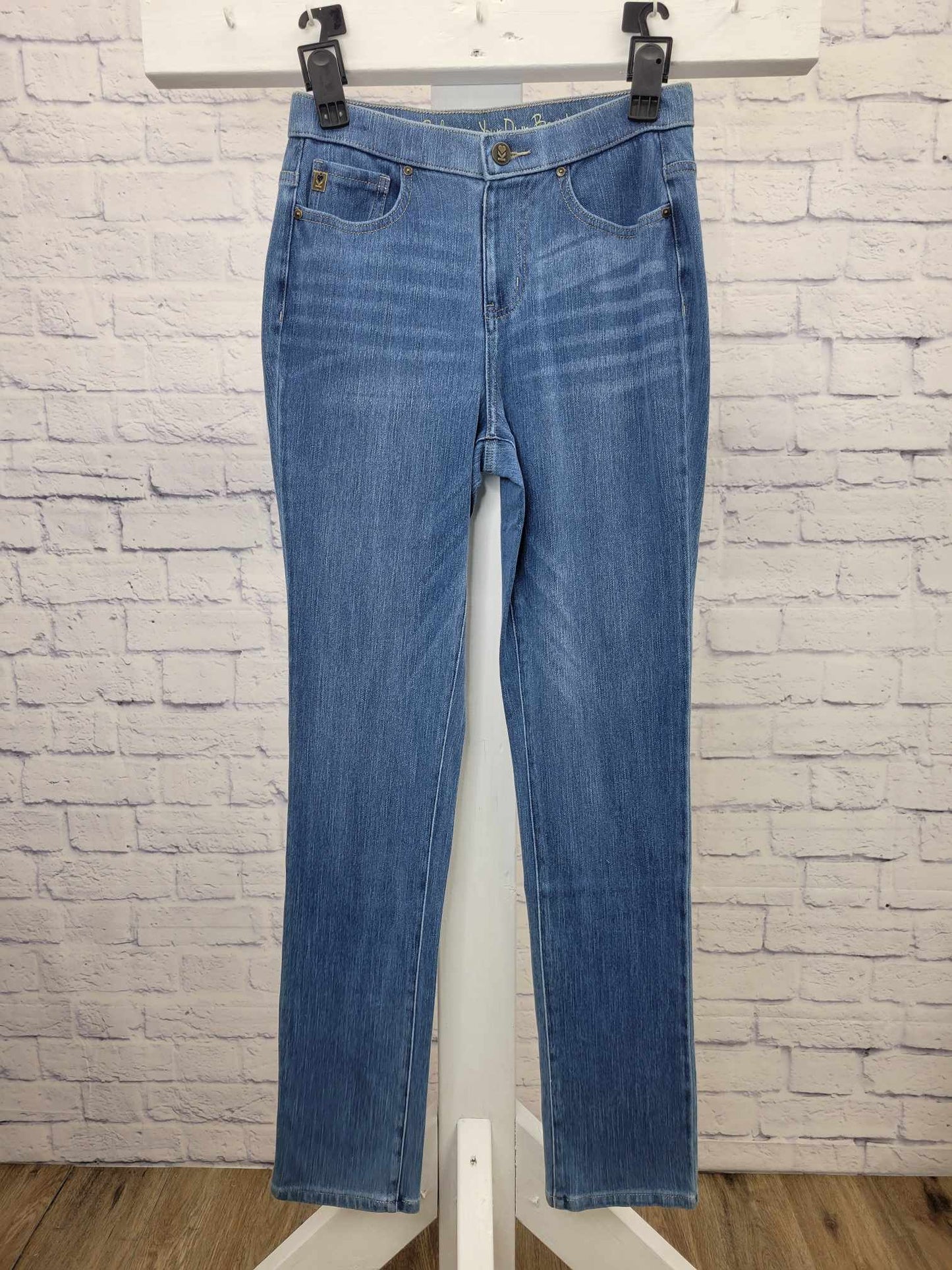 4T MEDWASH A517554 Belle by Kim Gravel Tall Flexibelle Rollabelle Jeans