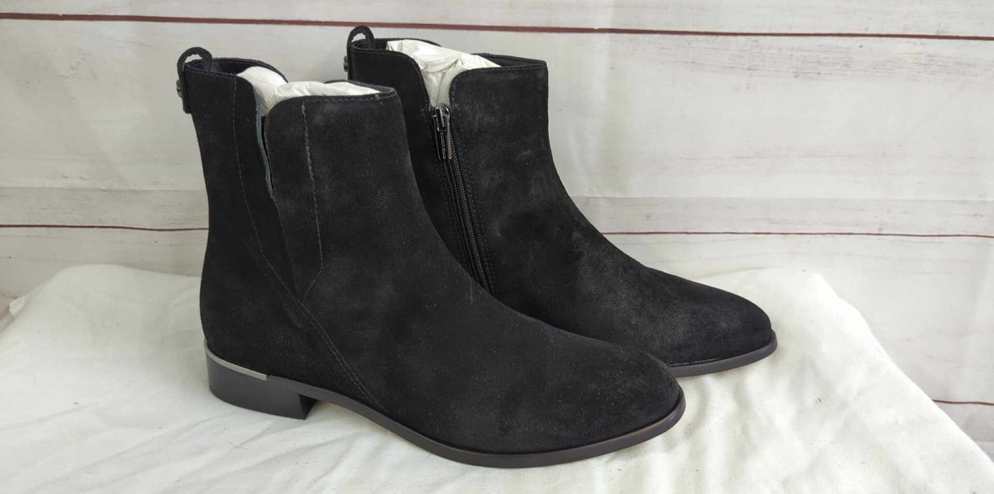 10M BLACK A551720 Vince Camuto Suede Ankle Boots - Okalinra