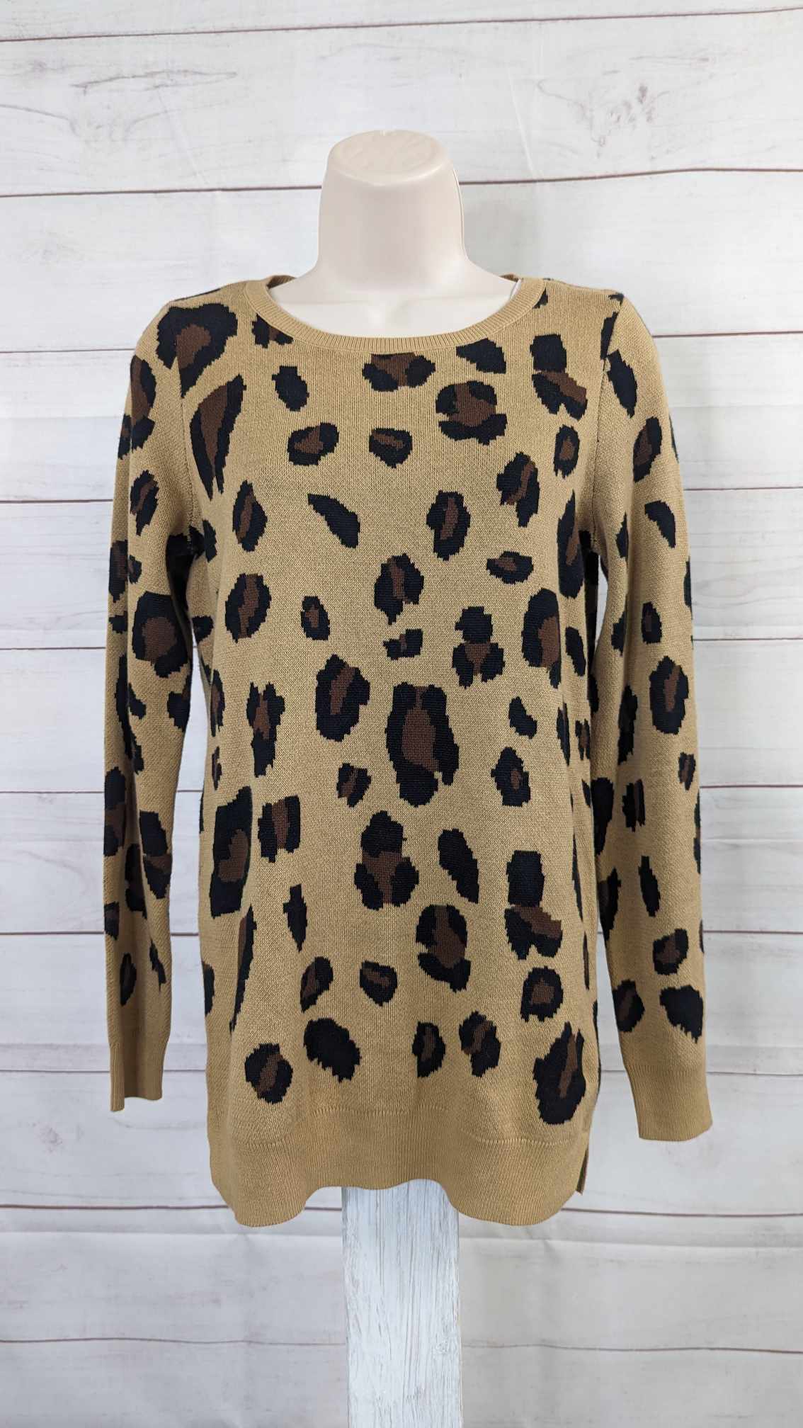 XXSMALL LEOPARD A549501 Belle by Kim Gravel Sweater