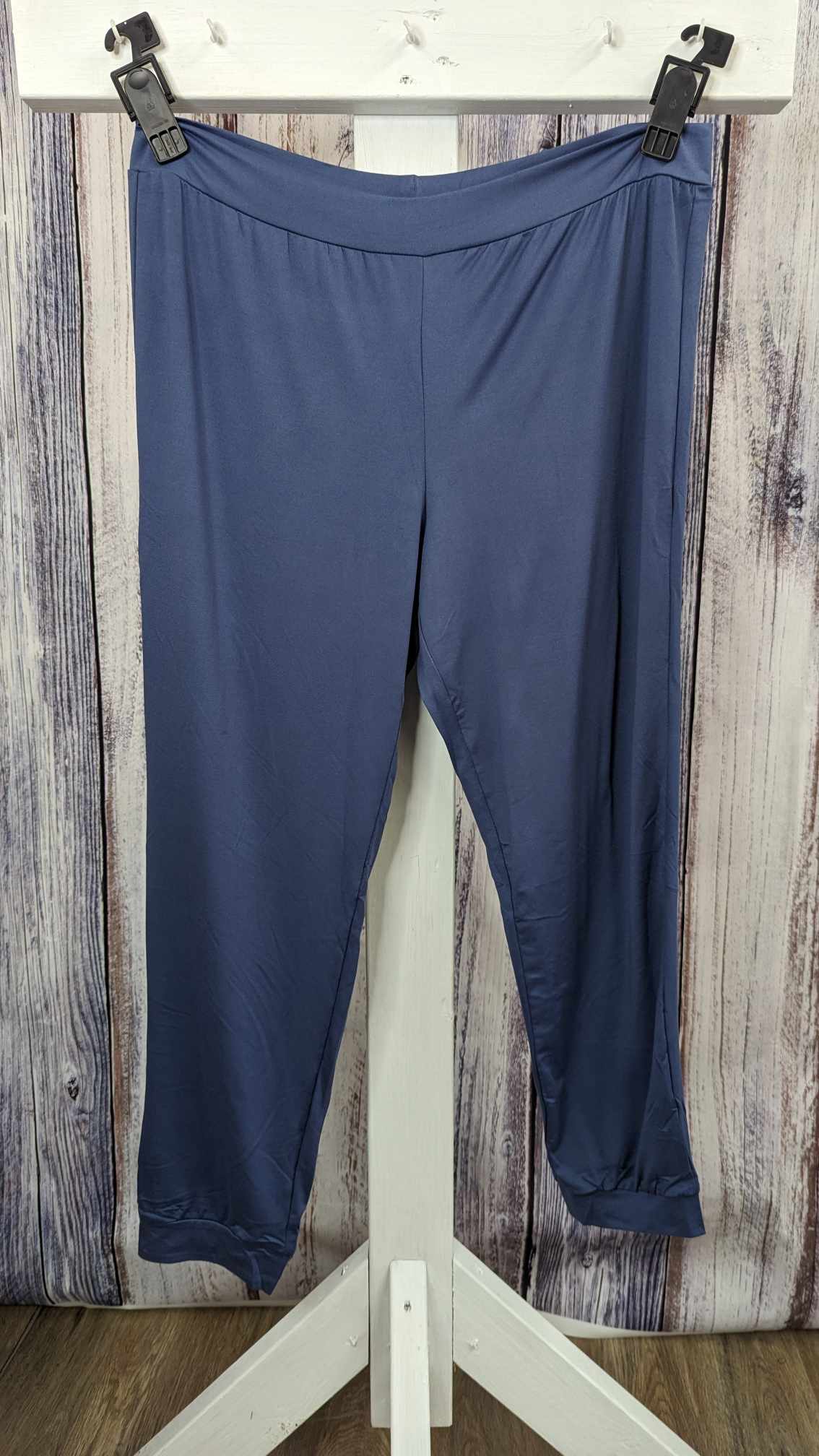 LARGE INDIGO Hue Lounge/Sleep Jogger Pants