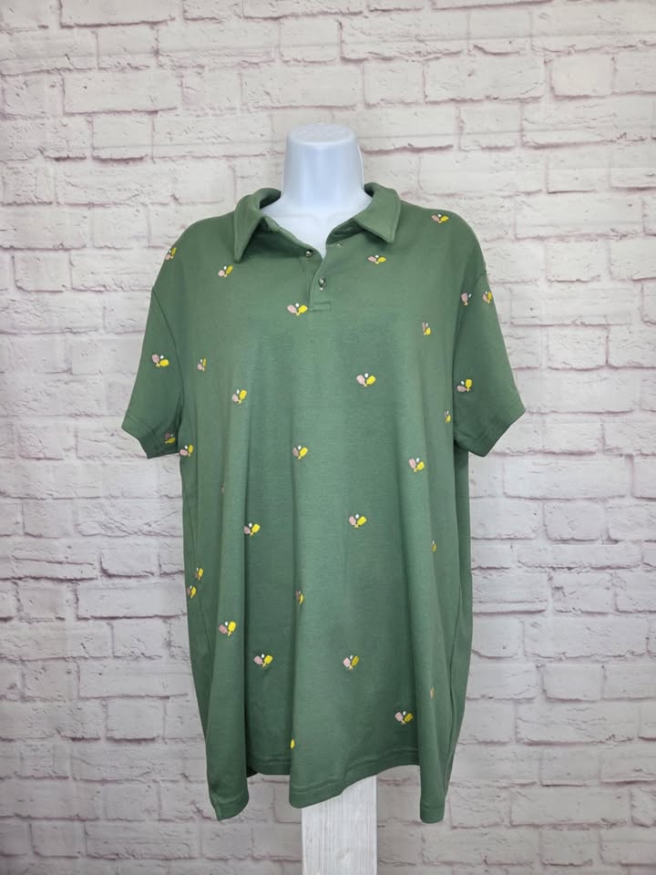 LARGE IVY A642658 Studio Park x Alberti Popaj Men's Icon Embroidered Polo