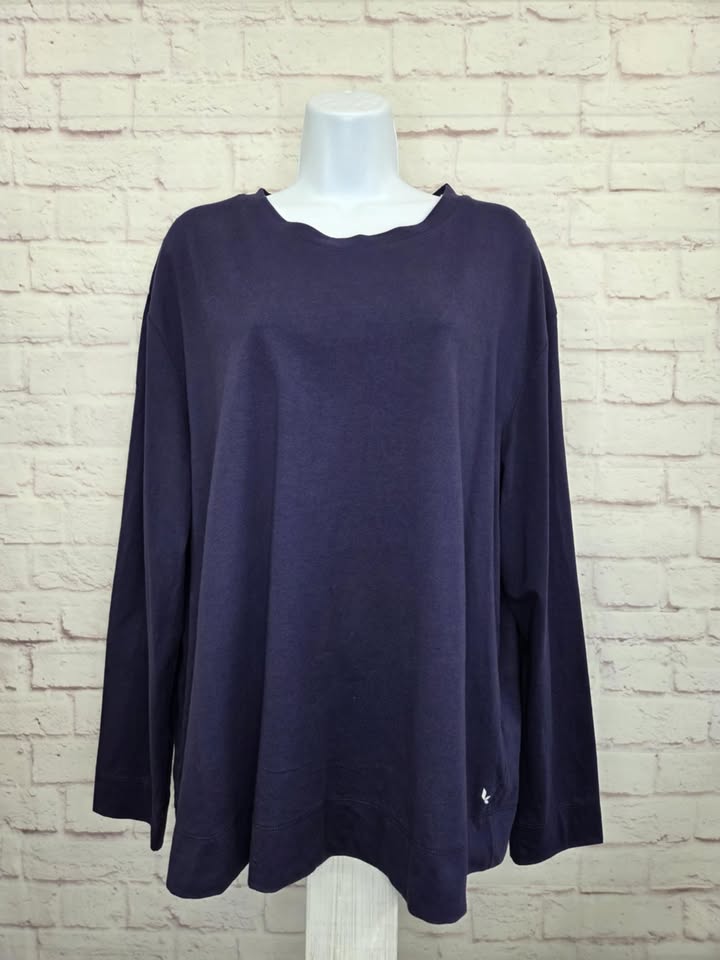 LARGE NAVY A612517 Koolaburra by UGG Long Sleeve Tee