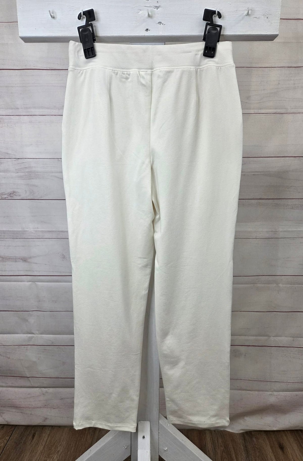 SMALL NATURAL A702026 Denim & Co. Regular Duo Stretch Straight Leg Pants