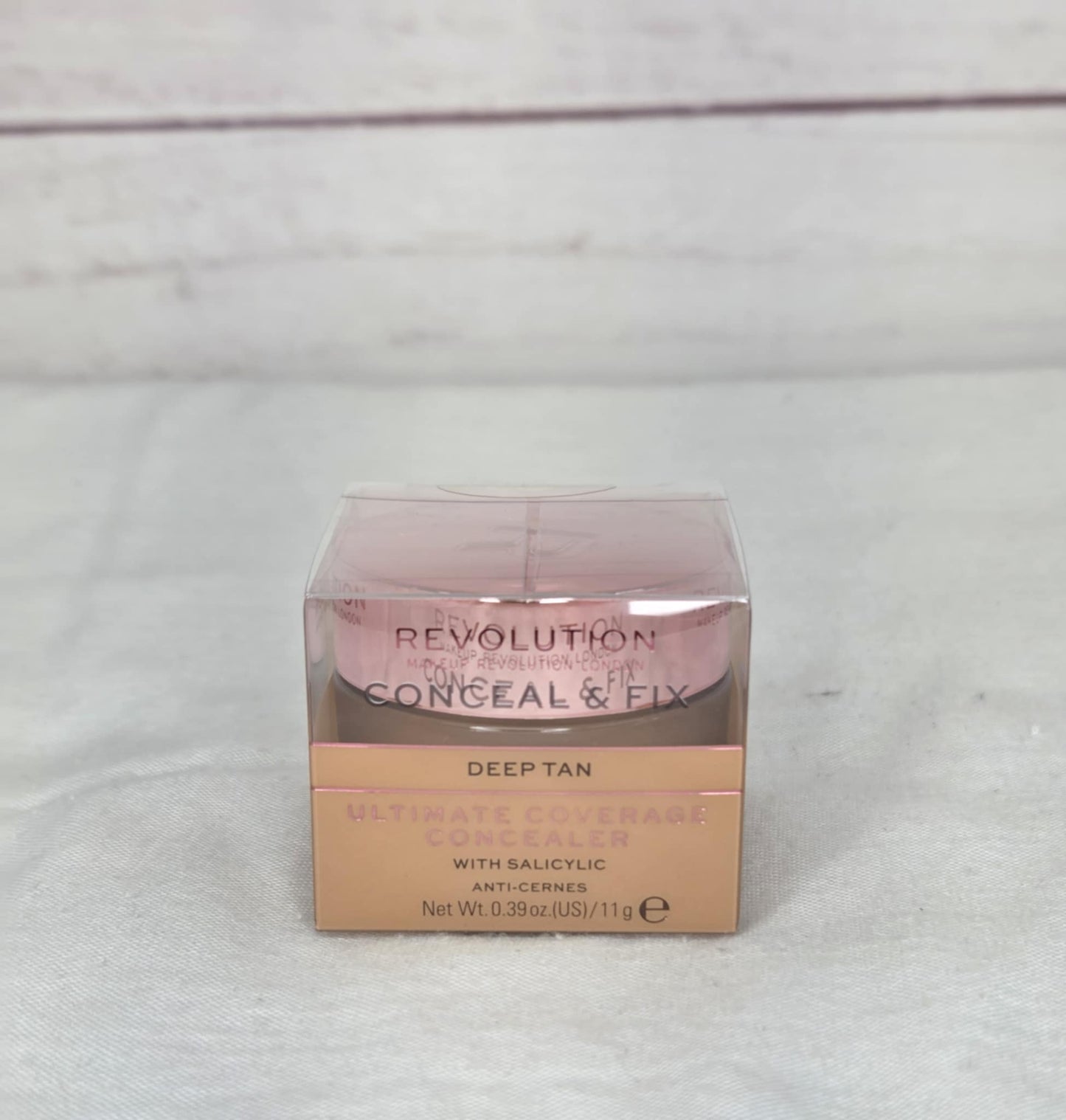 Revolution Conceal and Fix Ultimate Coverage Concealer Deep Tan