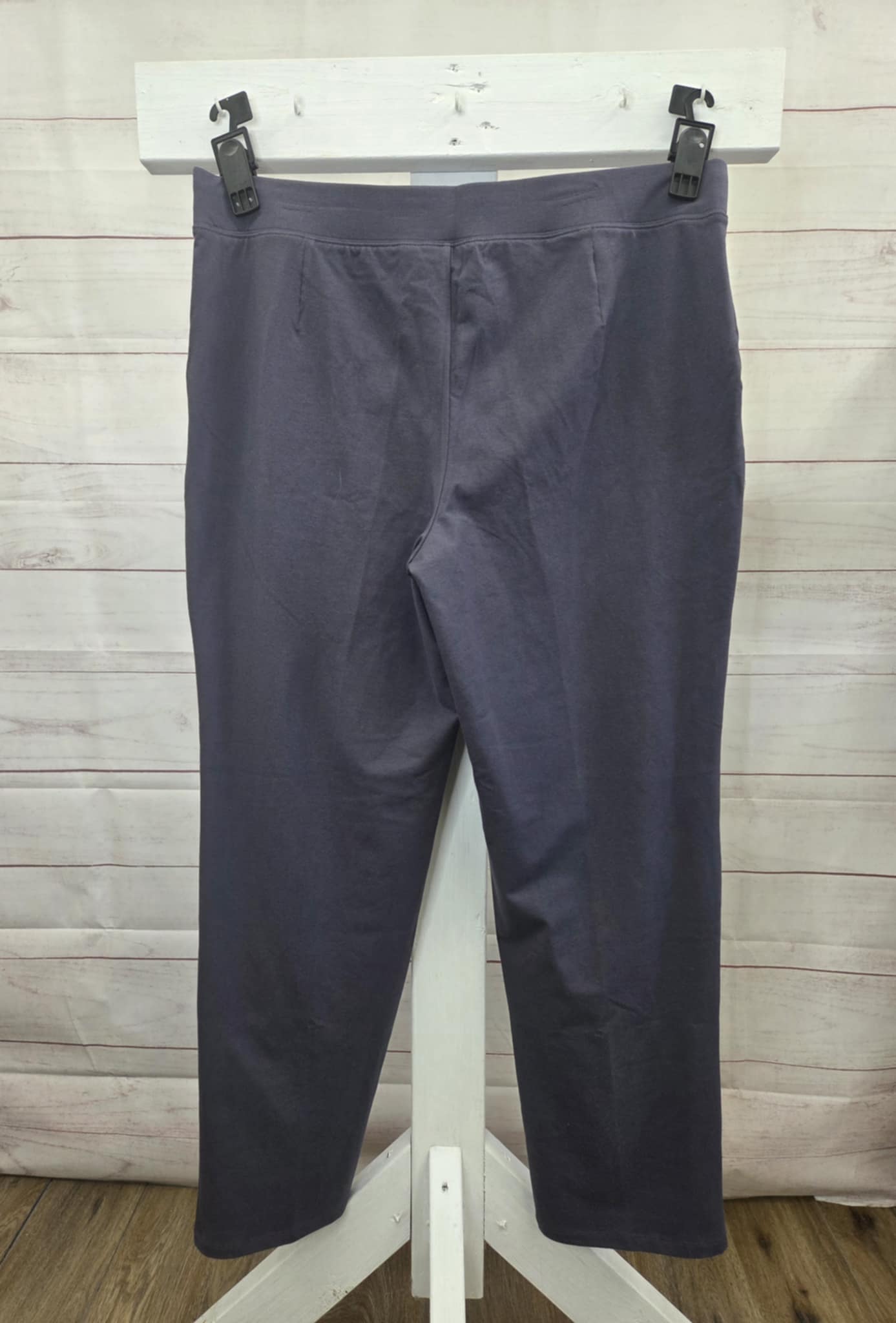 XLARGE TALL CHARCOAL A702029 Denim & Co. Tall Duo Stretch Straight Leg Pants