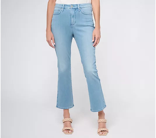 00R A593328 NYDJ Sure Stretch Higher Rise Slim Bootcut Ankle- Lustre