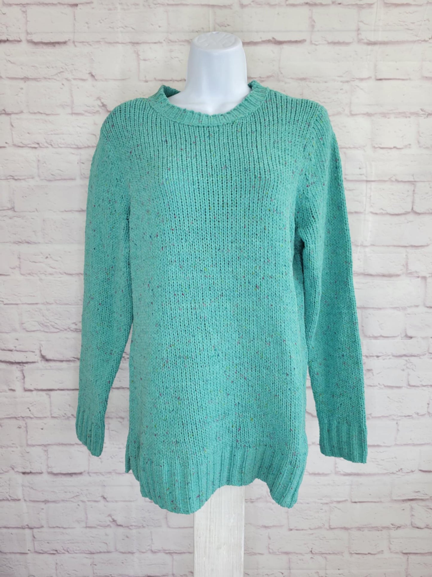 XXSMALL LAGOON A627953 Belle by Kim Gravel Confetti Chenille Crewneck