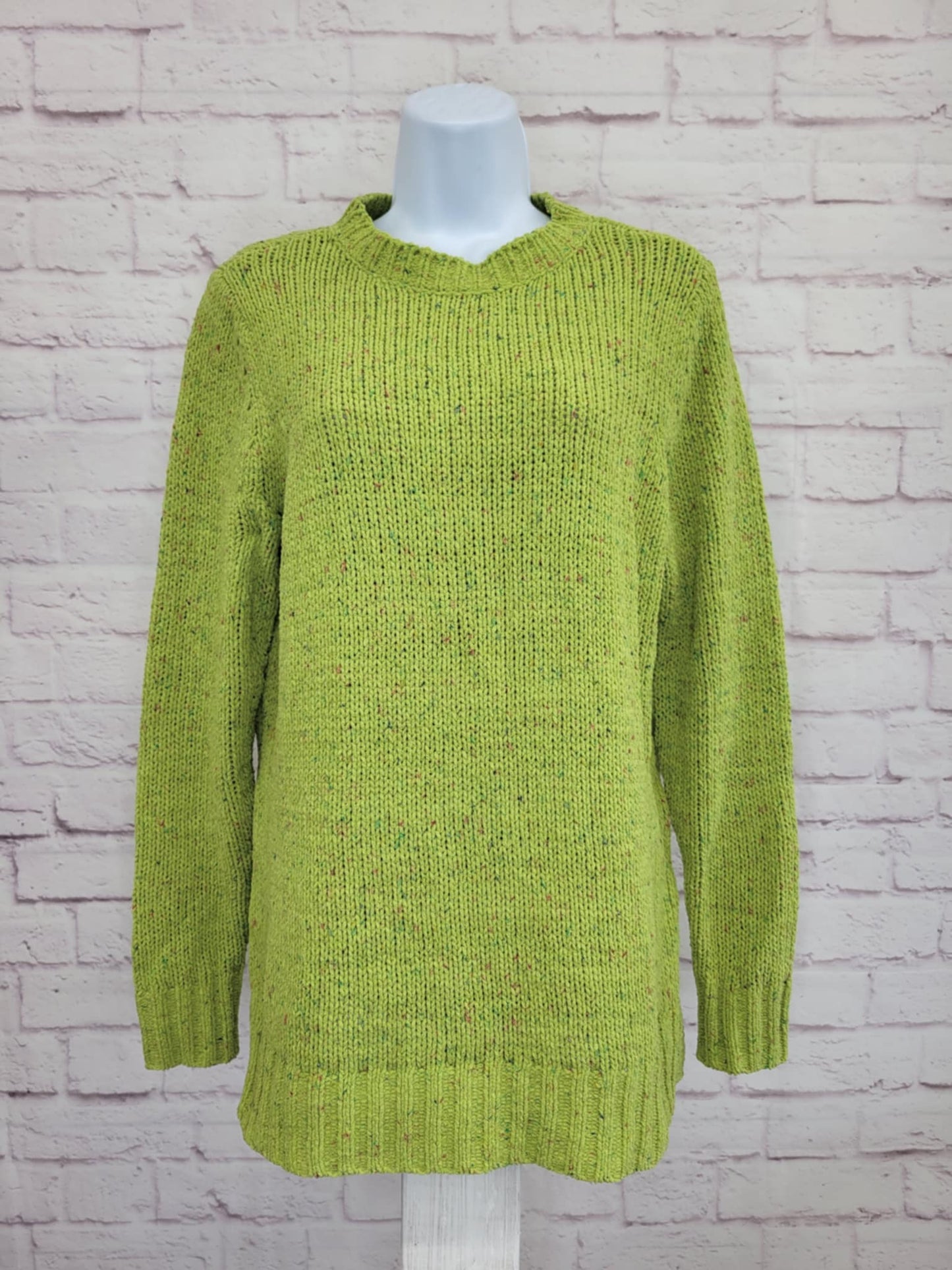 AVOCADO A627953 Belle by Kim Gravel Confetti Chenille Crewneck (MULTIPLE SIZES AVAILABLE)