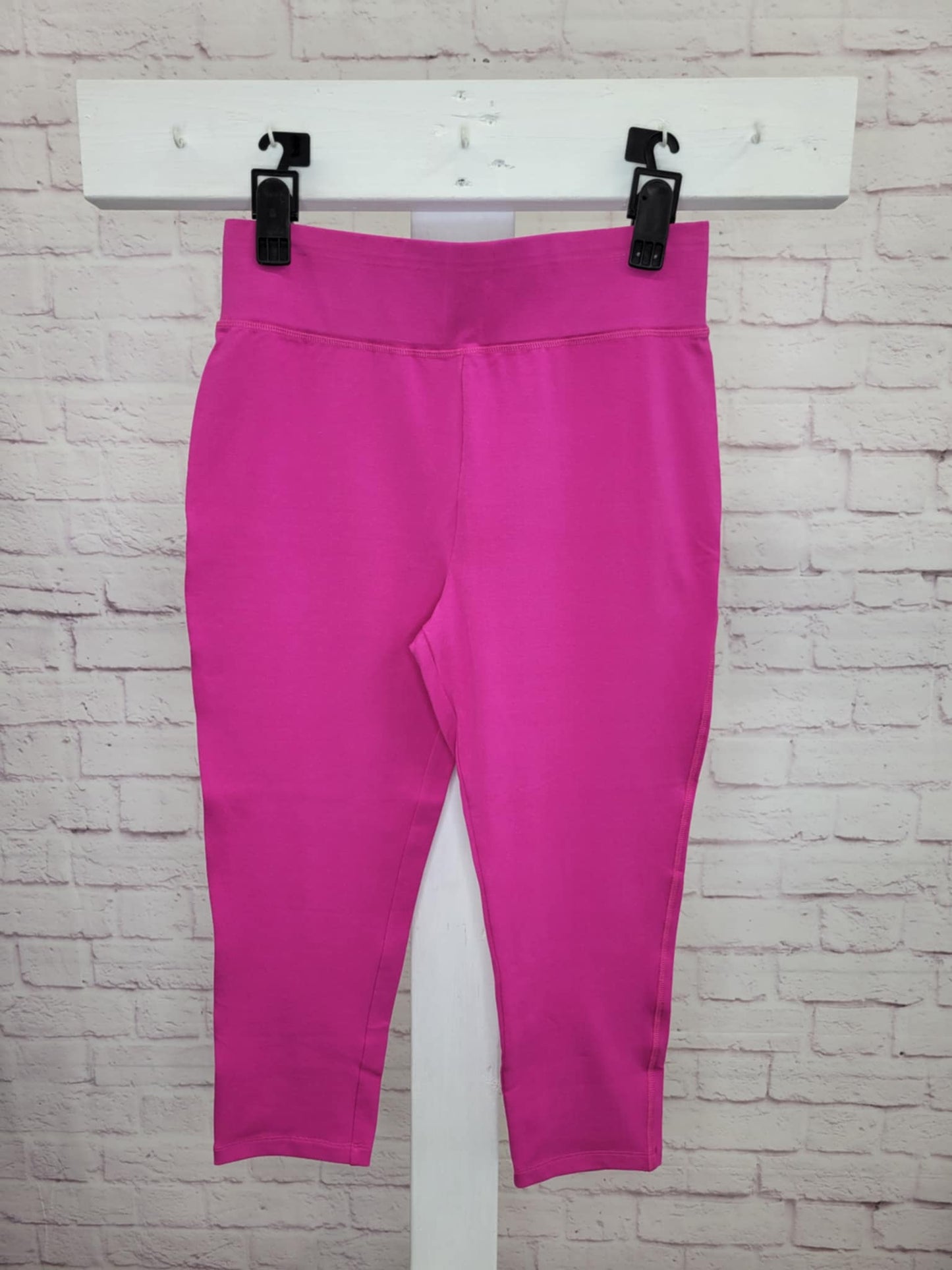 XXSMALL ROSE A394800 LOGO Layers by Lori Goldstein Regular Cropped Leggings