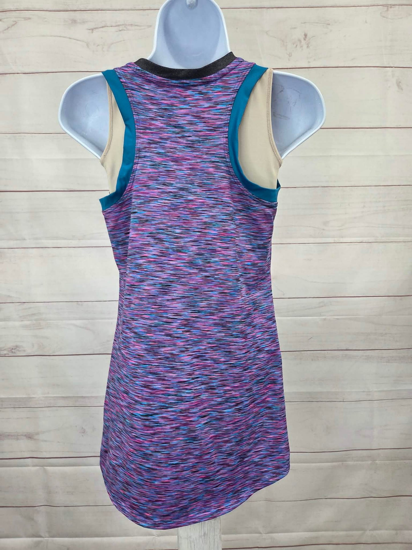 XSMALL A273740 LOGO Lotus by Lori Goldstein Space Dye Knit Tank w/Contrast Detai
