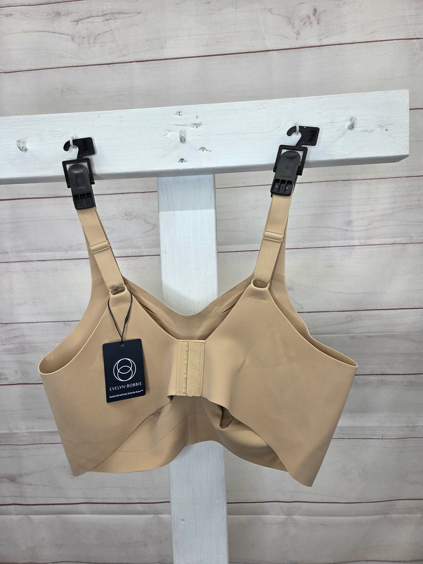 2XL SAND A713124 Evelyn & Bobbie Beyond Seamless Wirefree Bra