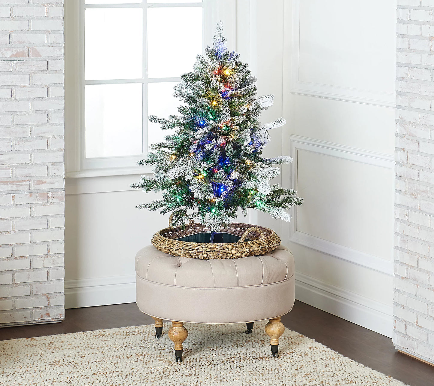 H228153 3' Snow-Tipped LED Aspen Christmas Tree by Valerie