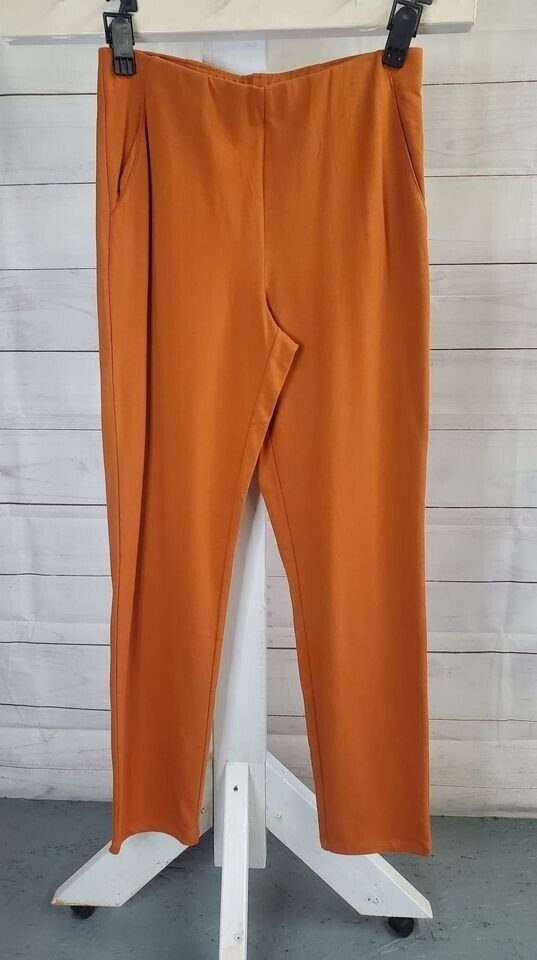 XLARGE COPPER A383262 Denim & Co. Tall French Terry Full-Length Pants