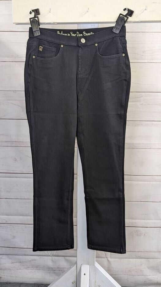4R BLACK A517552 Belle by Kim Gravel Regular Flexibelle Rollabelle Jean