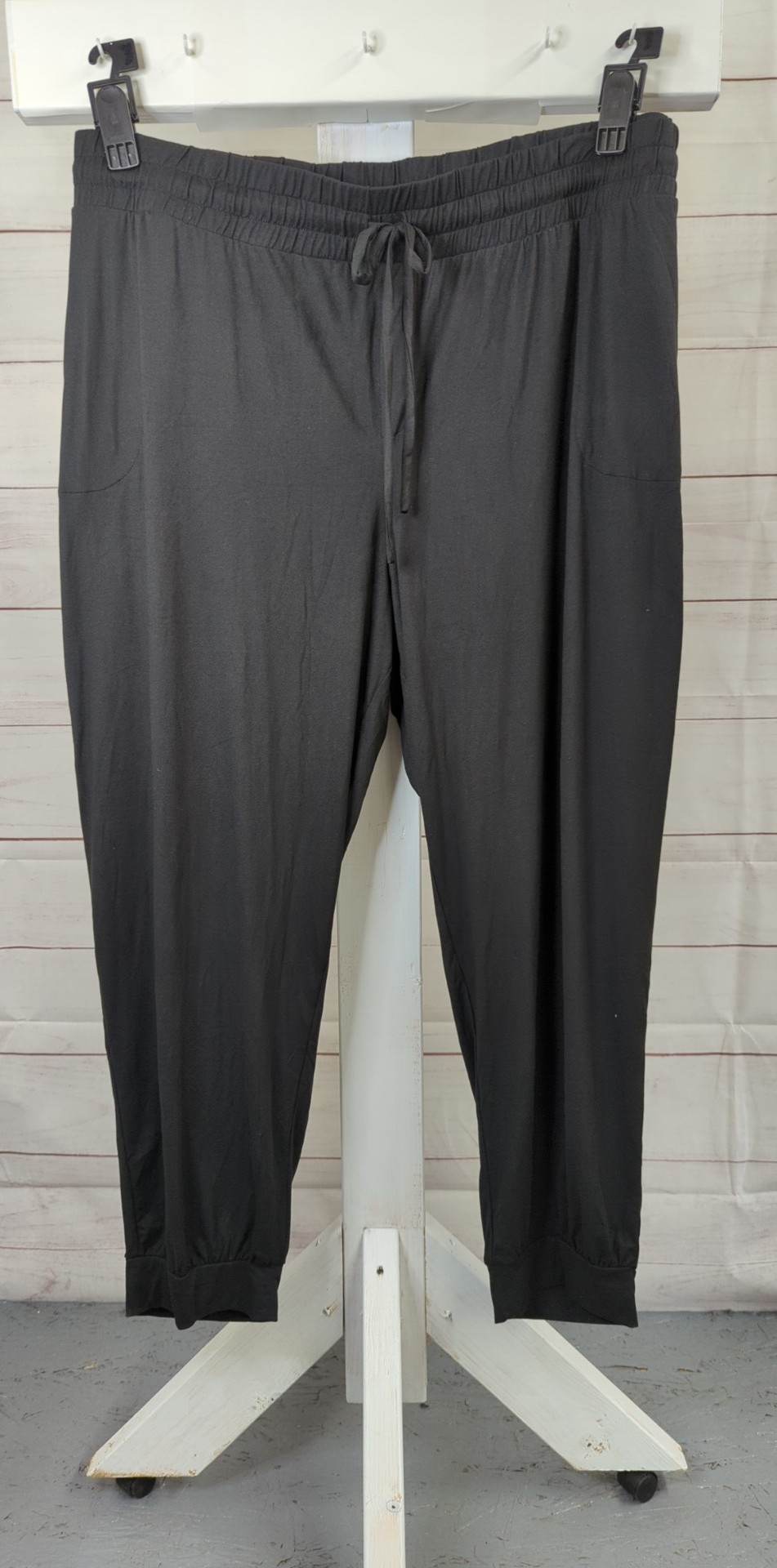 5X BLACK A517348 Anybody Regular Lush Jersey Jogger