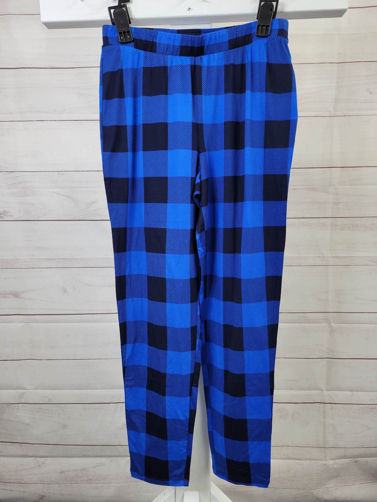 XSMALL COBALT A459555 AnyBody Lush Jersey Lounge Set with Drawstring Bag