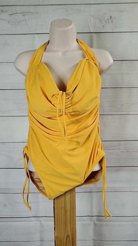 XLARGE MARIGOLD A379964 Sun Kitten Swimwear "The Housewife" One-Piece