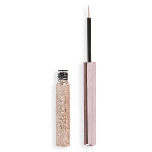 Revolution Super Flick Liquid Eyeliner CHAMPAGNE ROSE Gold