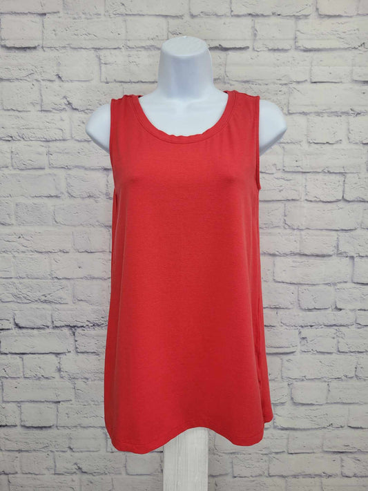 XXSMALL RED A491492 Joan Rivers Wardrobe Builders Cotton Blend Tank