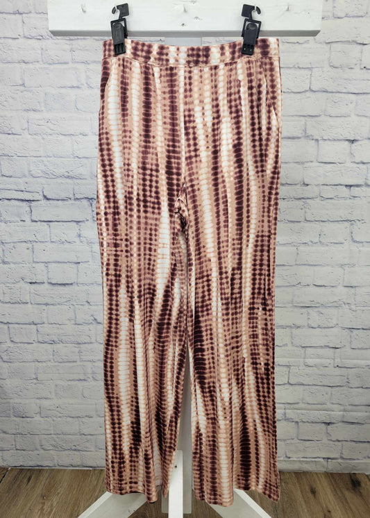 MEDIUM ROSE CHIBOR A487616 Denim & Co. Tall Beach "Best Of" Printed Jersey Pants