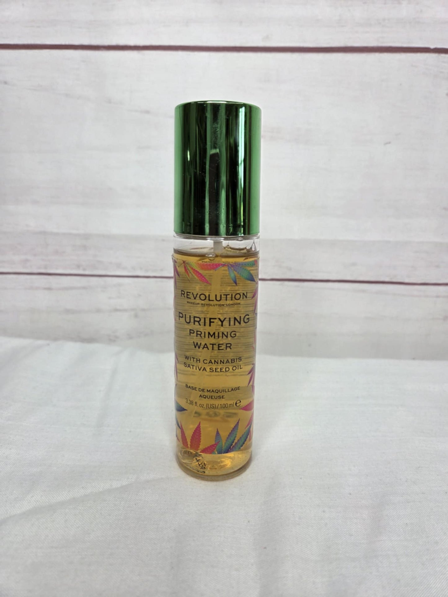 Revolution Purifying Priming Water with Cannabis Sativa