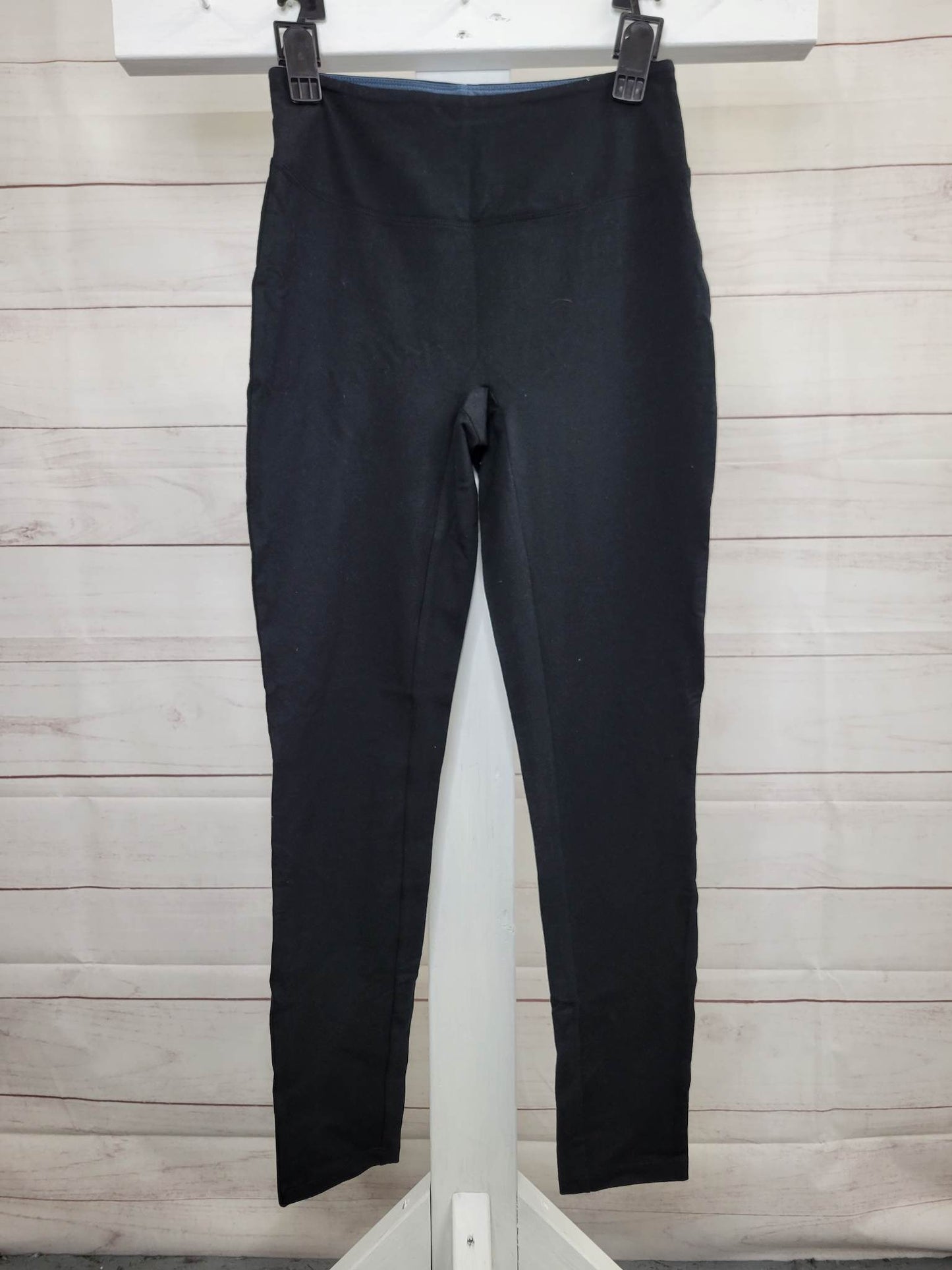 XSMALL BLACK A466028 Women with Control Tall Tummy Control SMOOTH & SLEEK Leggings