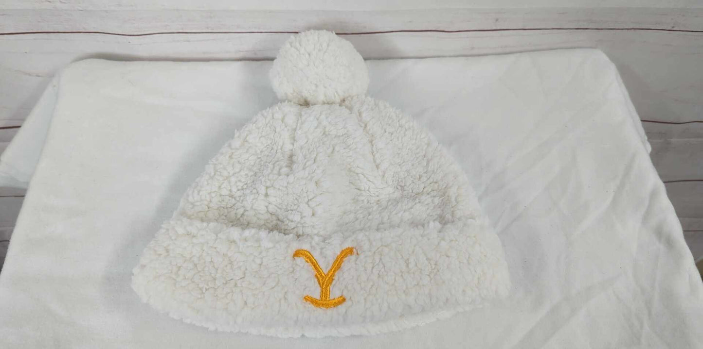 Cream A522394 Yellowstone x BumbleBella by Jill Martin Sherpa Beanie