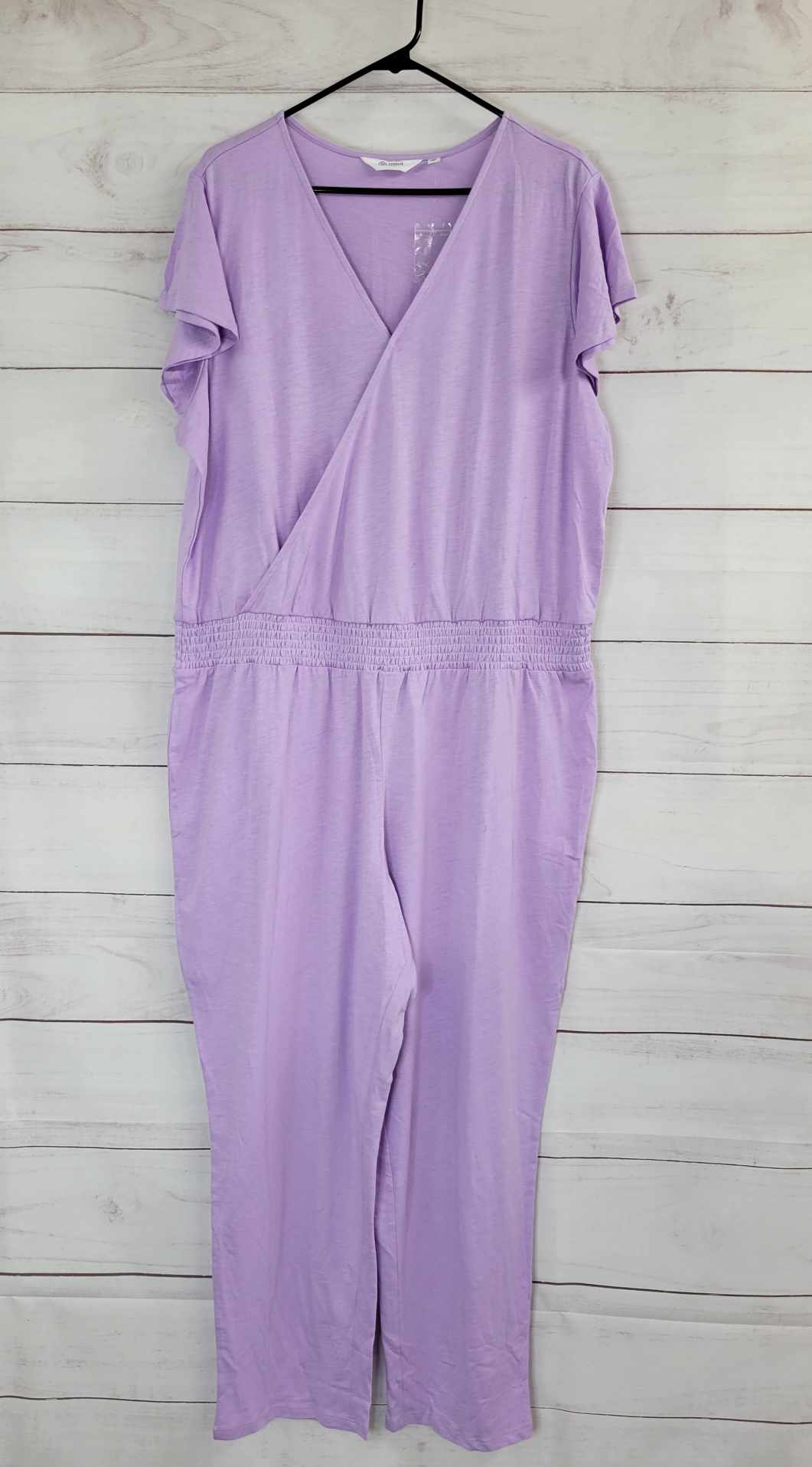 XLARGE LILAC A488159 Candace Cameron Bure Sunkissed Petite Jumpsuit