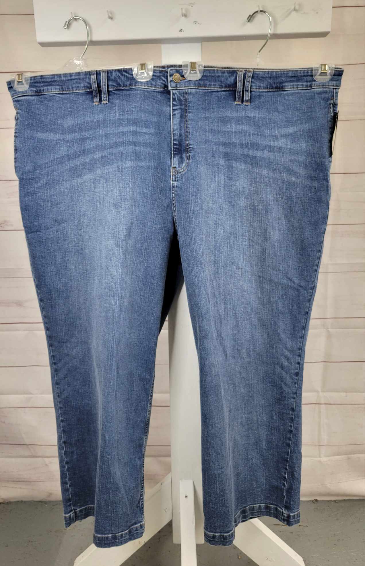 32W DELMAR DK WASH A472474 Candace Cameron Bure Petite Pacific Denim Maritime Wide-Leg Jean