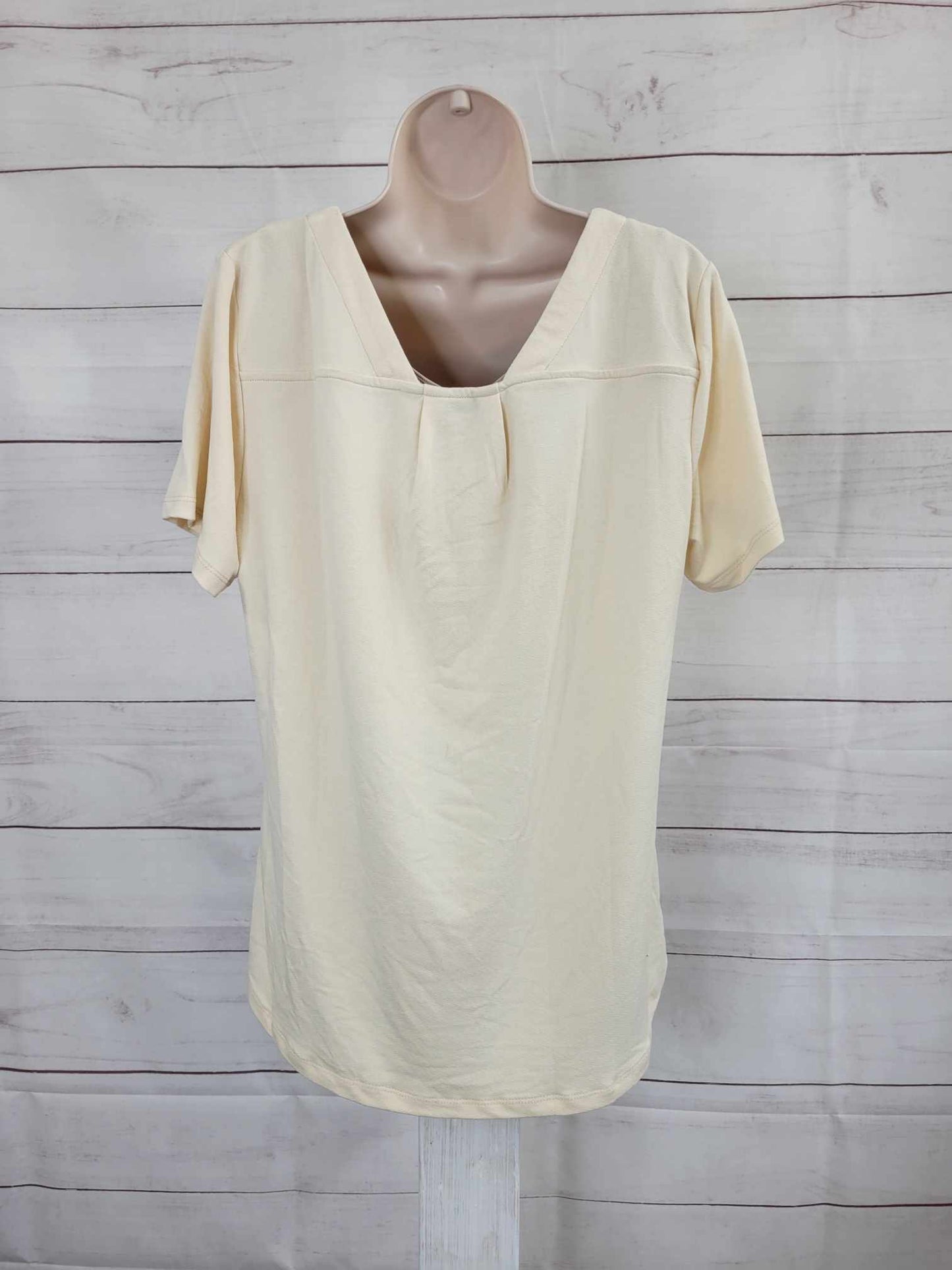 MEDIUM SAND A596384 AnyBody Textured Jersey Top