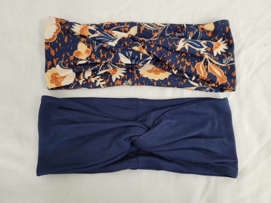 NAVY A398608 AnyBody Set of 2 Twisted Wrap Headband