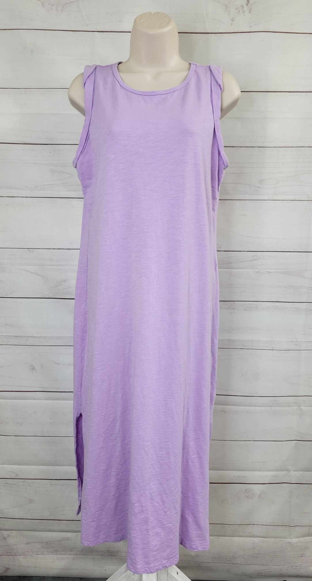 SMALL LILAC A488156 Candace Cameron Bure Sunkissed Regular Midi T-Shirt Dress