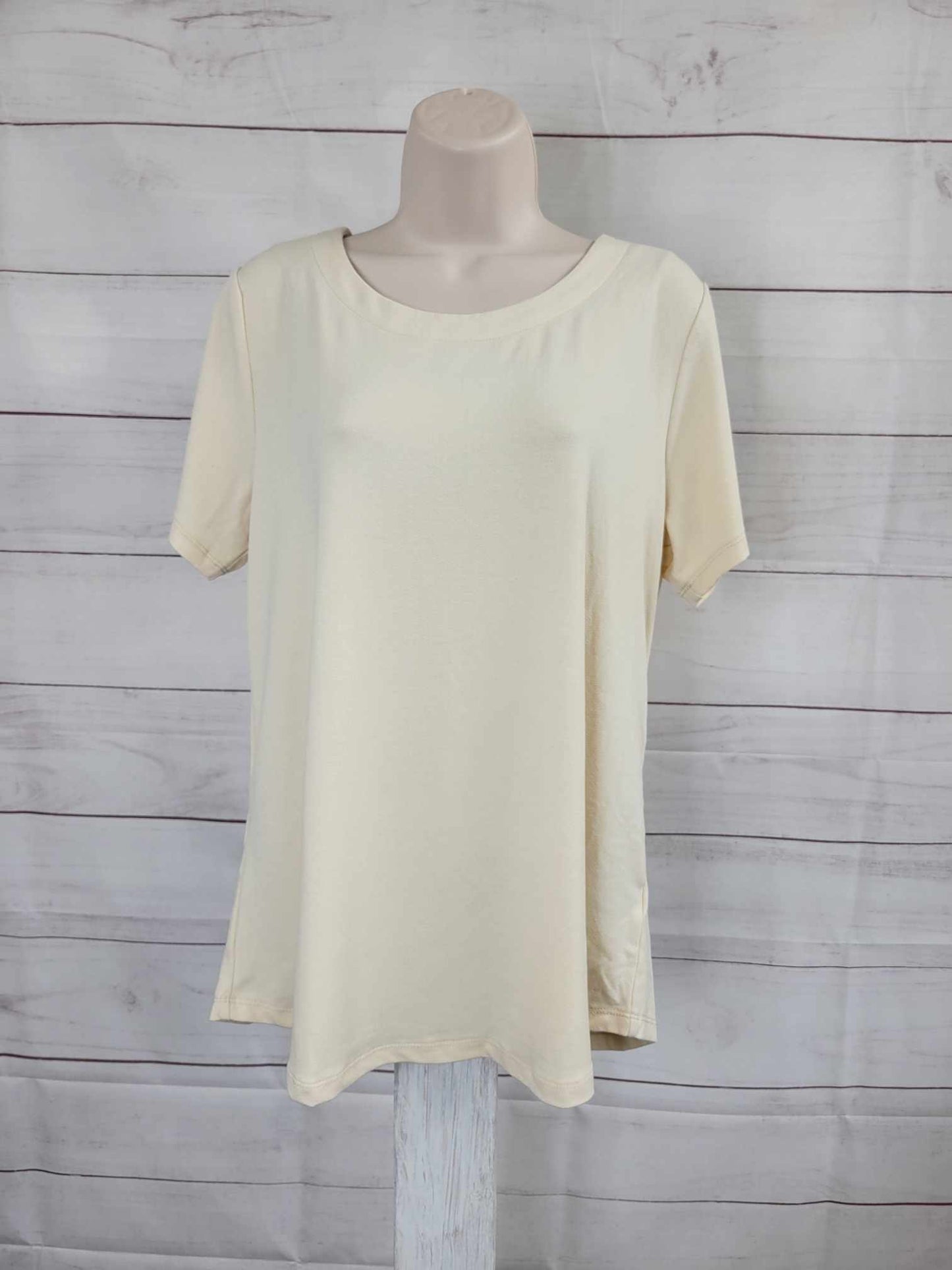 MEDIUM SAND A596384 AnyBody Textured Jersey Top