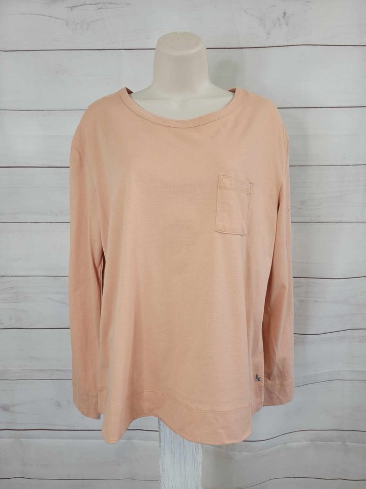 1X PEACH A522292 Koolaburra by UGG Essentials Cotton Long Sleeve Tee