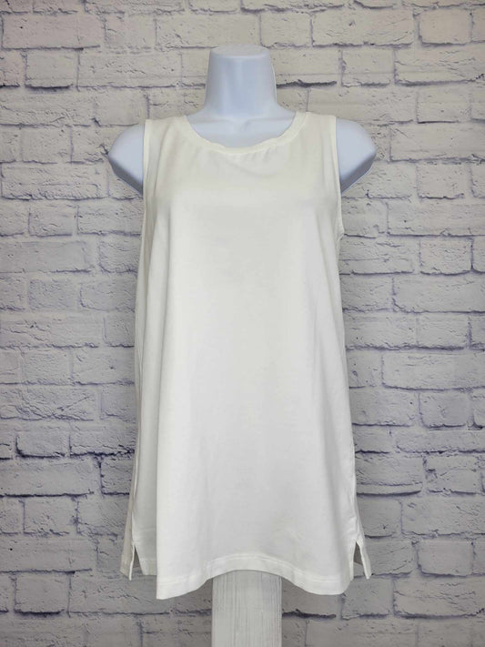 XXSMALL WHITE A491492 Joan Rivers Wardrobe Builders Cotton Blend Tank