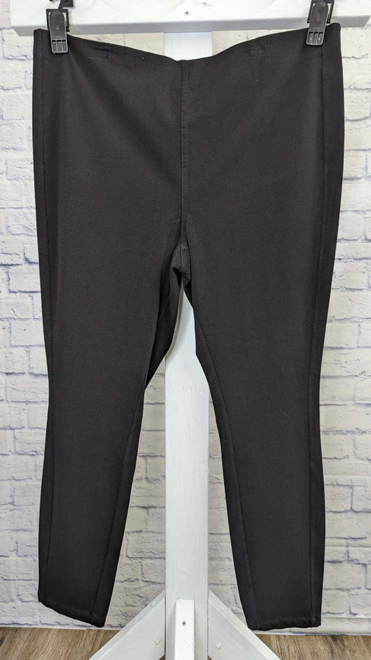 XLARGE BLACK A518991 Encore by Idina Menzel Regular Knit Denim Legging