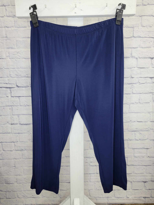 XLARGE NAVY A574061 Susan Graver Modern Essentials Reg Lustra Knit Crop Pants