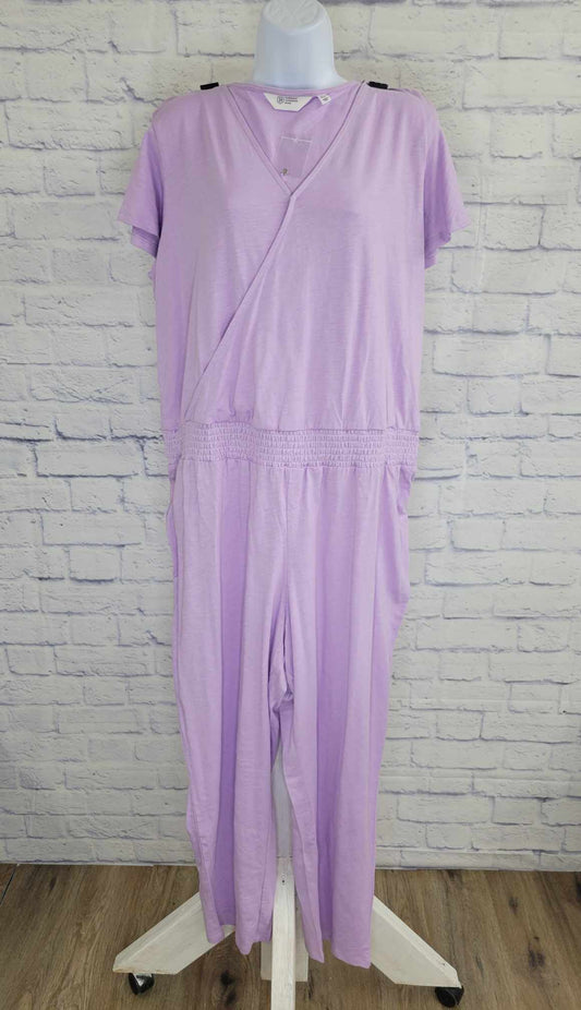 XLARGE LILAC A488159 Candace Cameron Bure Sunkissed Petite Jumpsuit