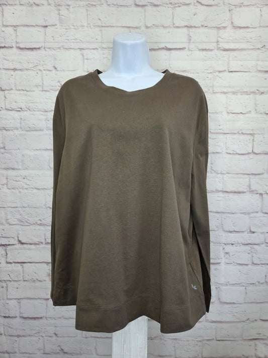 MEDIUM DARK OAK A612517 Koolaburra by UGG Long Sleeve Tee