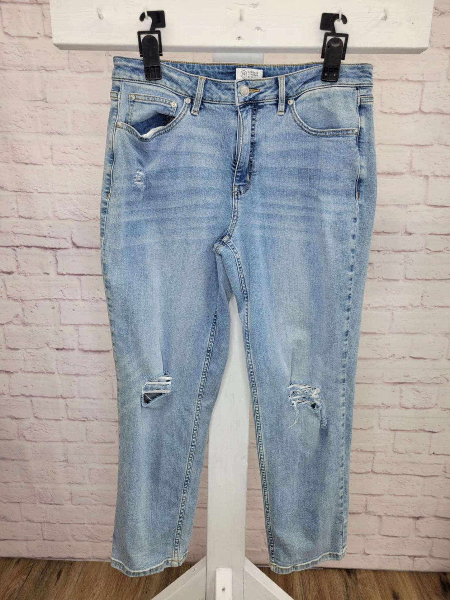 12R A492450 Candace Cameron Bure Regular Pacific Denim Boyfriend Jeans- Inigo