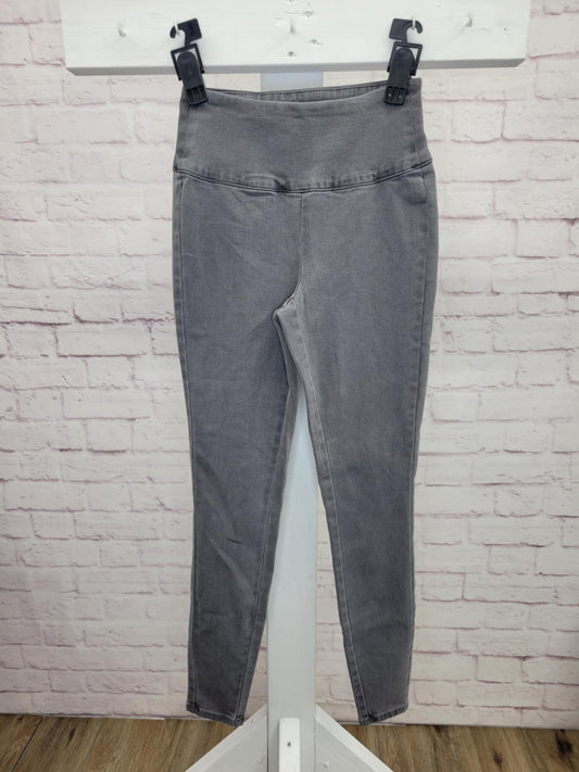 XXSMALL GREY WASH A458131 Girl With Curves Regular Denim Jeggings