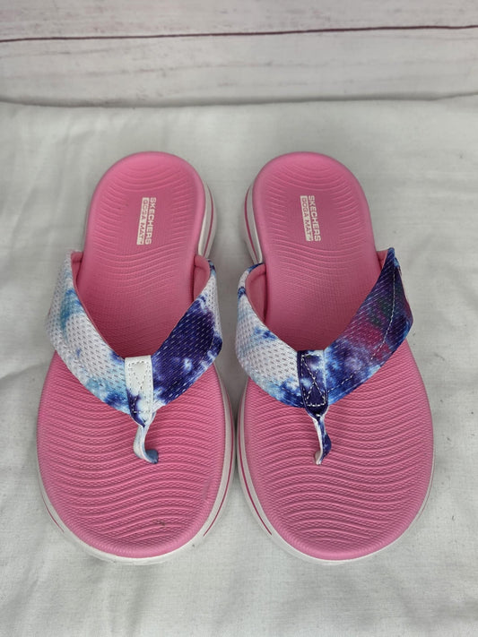 7 A398640 Skechers GOwalk 5 Washable Mesh Tie-Dye Sandals - Wanderlust