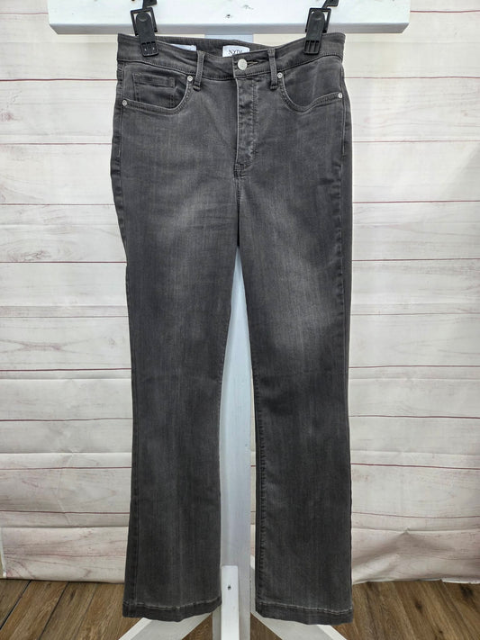 8R SILVERSTONE A704672 NYDJ Regular Sure Stretch High-Rise Barbara Bootcut Jeans - Regular
