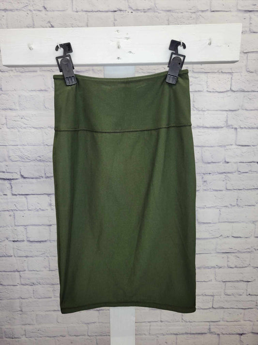 XXS OLIVE A389583 Women with Control Regular Renee's Reversibles Pencil Skirt