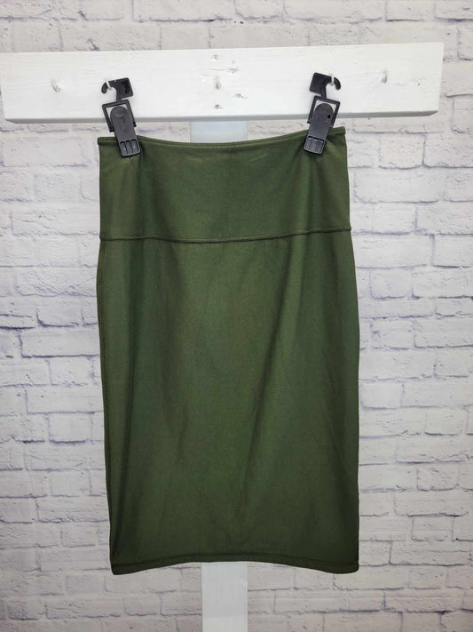 XSMALL OLIVE A389583 Women with Control Regular Renee's Reversibles Pencil Skirt