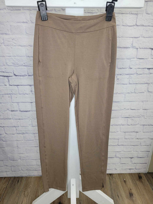 XXSMALL TAUPE A455111 Women with Control Regular Cotton Jersey Slim Pants