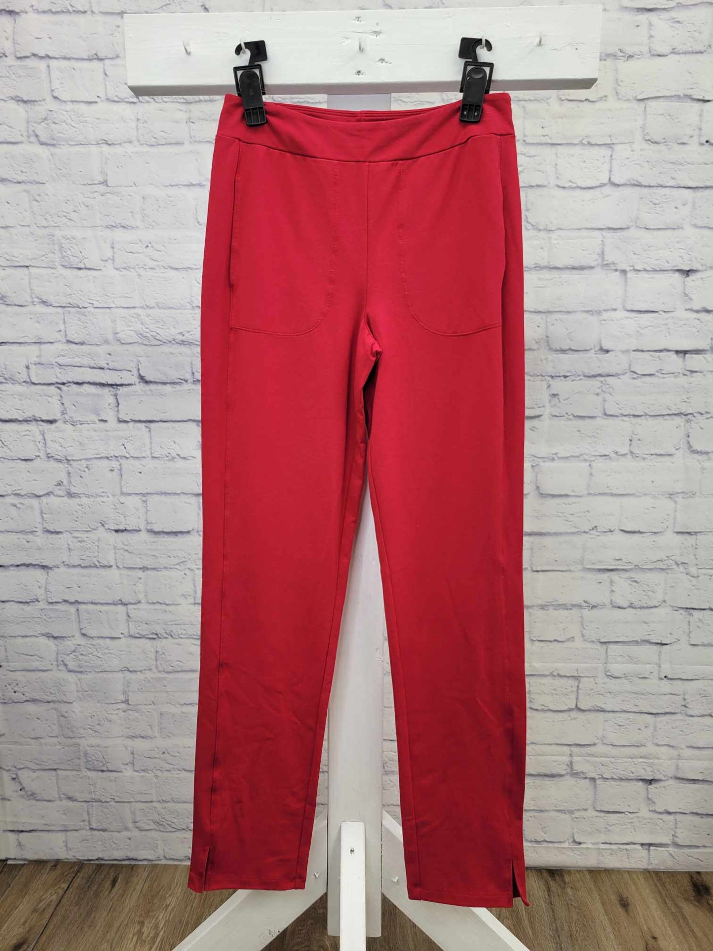 SMALL SCARLETT A455113 Women with Control TALL Cotton Jersey Contour Waist Slim Pants