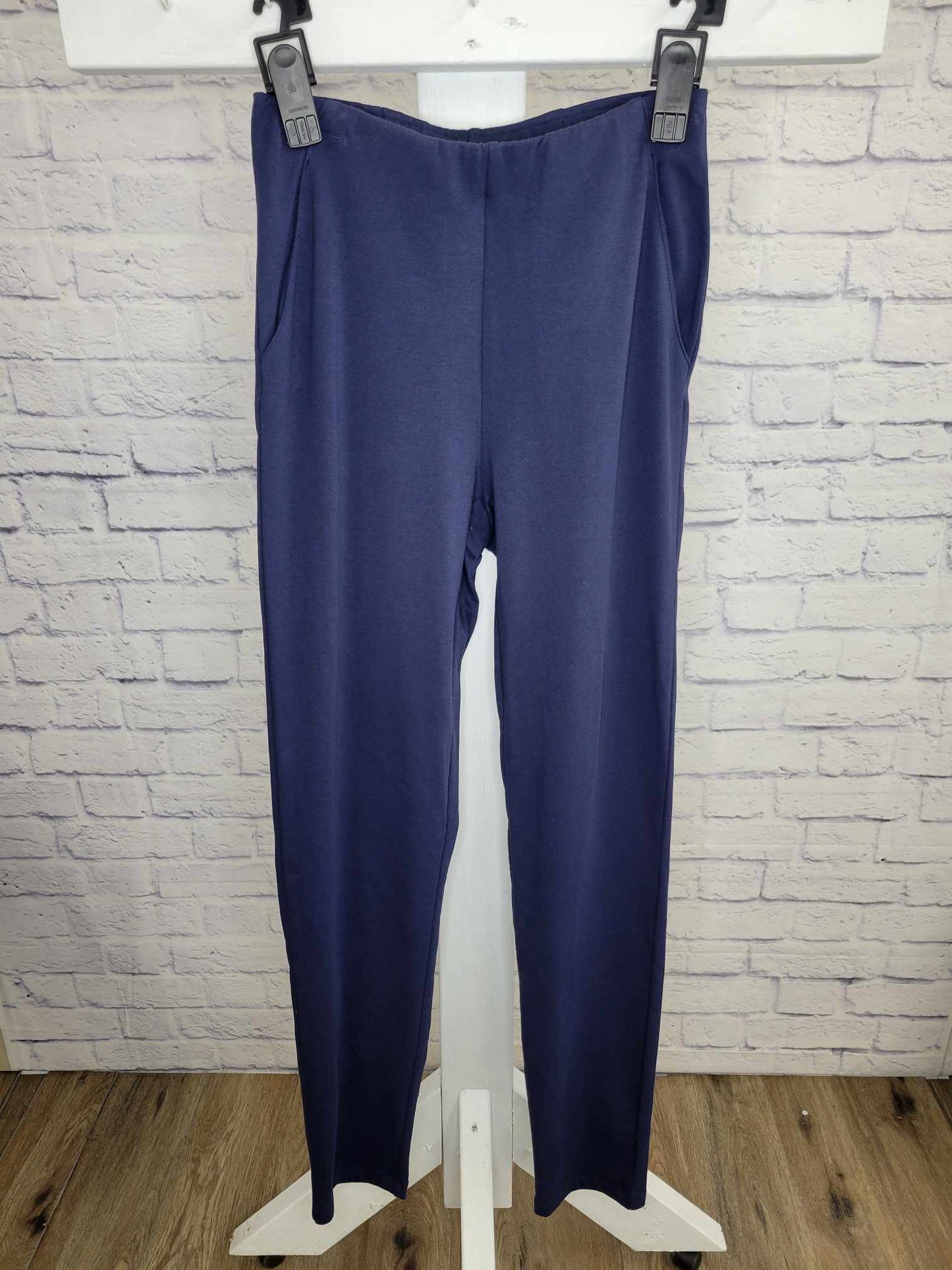 XXSMALL NAVY A383262 Denim & Co. Tall French Terry Full-Length Pants